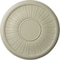 Ekena Millwork Leandros Ceiling Medallion (Fits Canopies up to 6 3/8"), 19 7/8"OD x 1 1/4"P, Clear Yellow CM22LNCYF - alternate 1